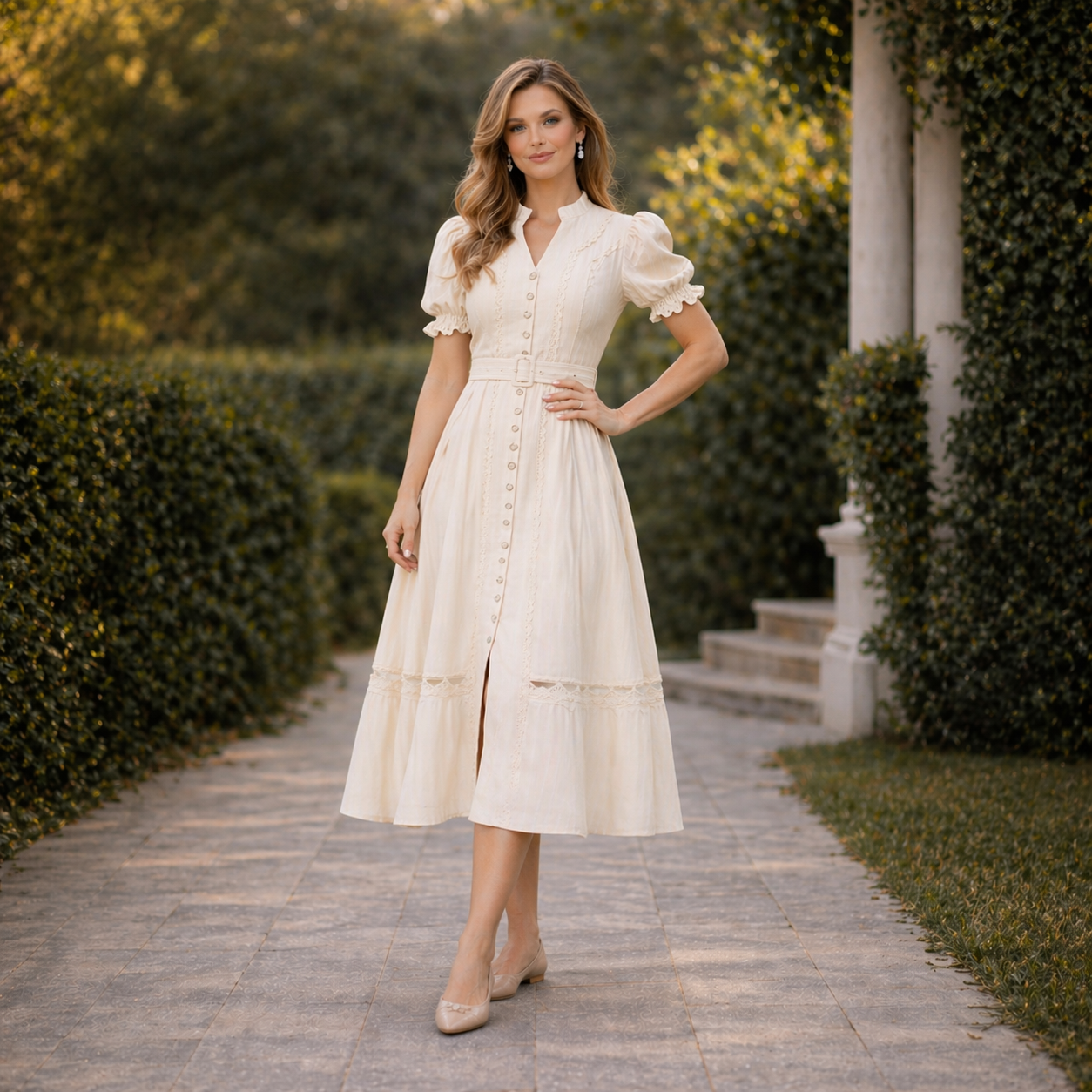 Vestido Midi Estruturado Laís Gripir