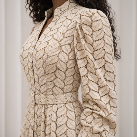 Vestido Midi Estruturado Heloísa Crepe