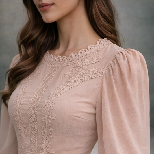 Vestido Longo Fluido Anny Musseline