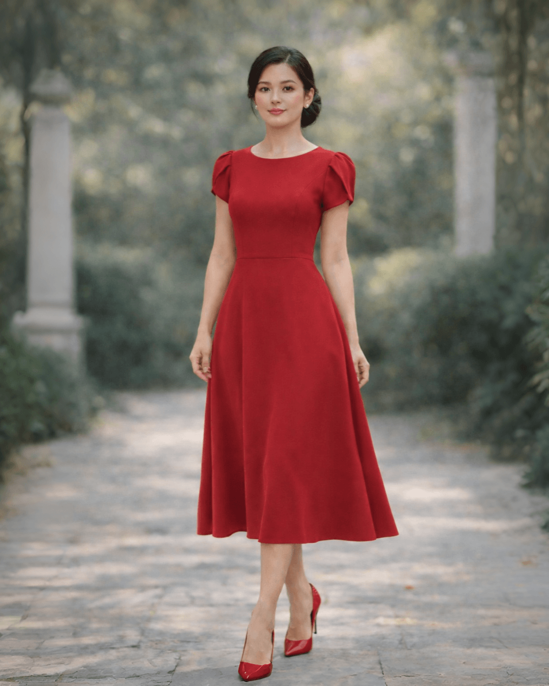 Vestido Midi Antonella Alfaiataria