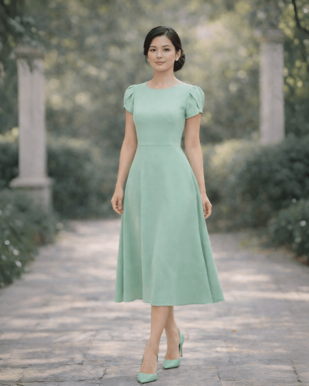 Vestido Midi Antonella Alfaiataria