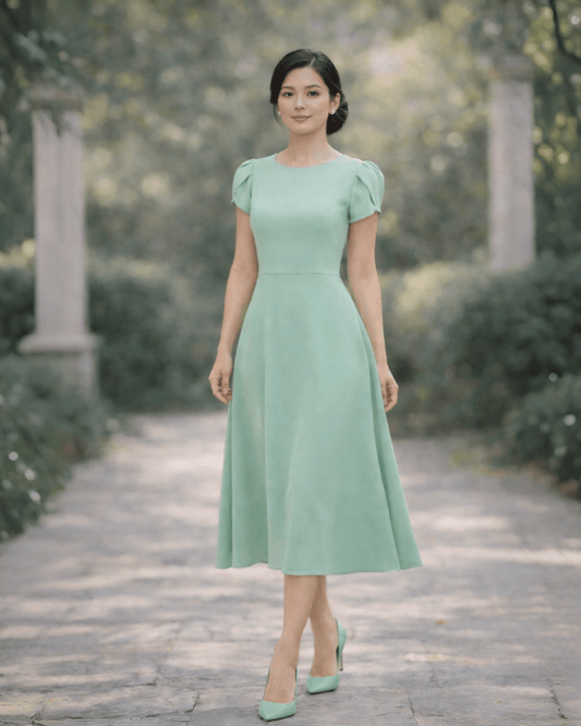 Vestido Midi Antonella Alfaiataria