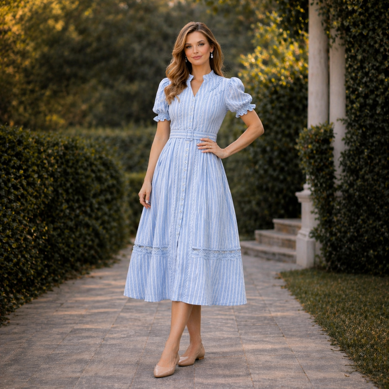 Vestido Midi Estruturado Laís Gripir
