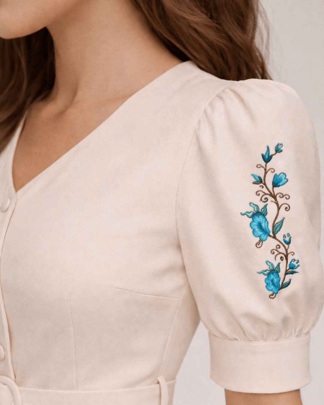 Vestido Midi em Alfaiataria Ianka